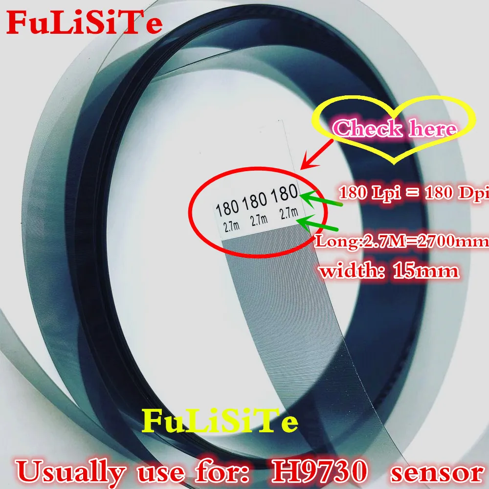 Inkjet printer Infiniti FY-3208R encoder raster strip film for 180LPI 180dpi 2.5M 2.7M 4.5M 15mm encoder raster tape