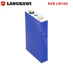 LiFePO4 EVE 3.2V 105AH  lithium iron phosphate Battery prismatic cell with connectors and busbars  for DIY EV solar power pack