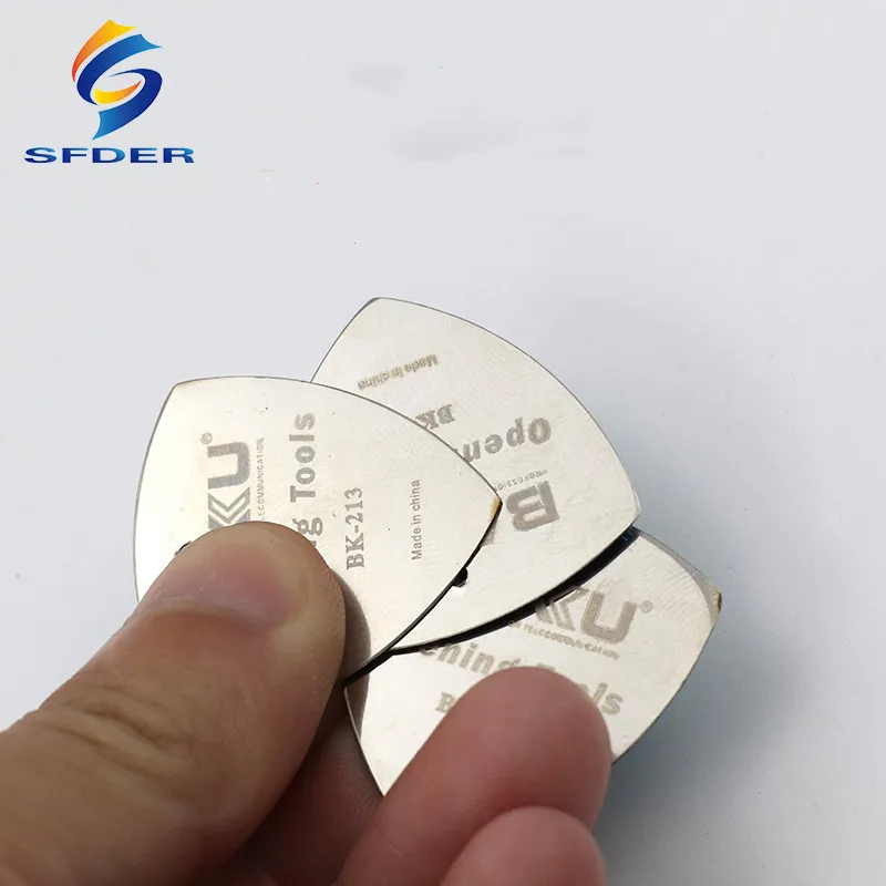 3 sztuk/partia BAKU Ultra cienka stal nierdzewna Metal otwarty otwieracz do podważania metalowe kostki do gitary do ekranu LCD Tablet narzędzia do naprawy telefonu