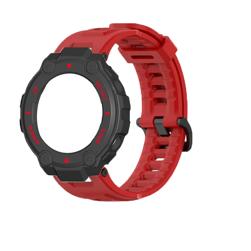 Cover+Silicone Band For Huami Amazfit T Rex Pro Strap Soft Sport Wristband For Amazfit T-Rex Pro Case Smart Watch Bracelet