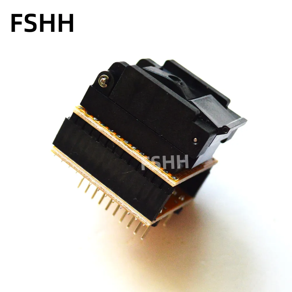 QFN20 إلى DIP20 مبرمج محول DFN20 MLF20 WSON20 اختبار المقبس الملعب = 0.5 مللي متر حجم = 4 مللي متر * 4 مللي متر