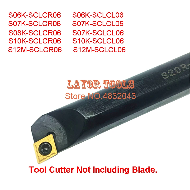 S06K S07K S08K S10K S12M SCLCR06 SCLCL06 insert CCMT060204 CNC Inner hole turning tool Free shipping