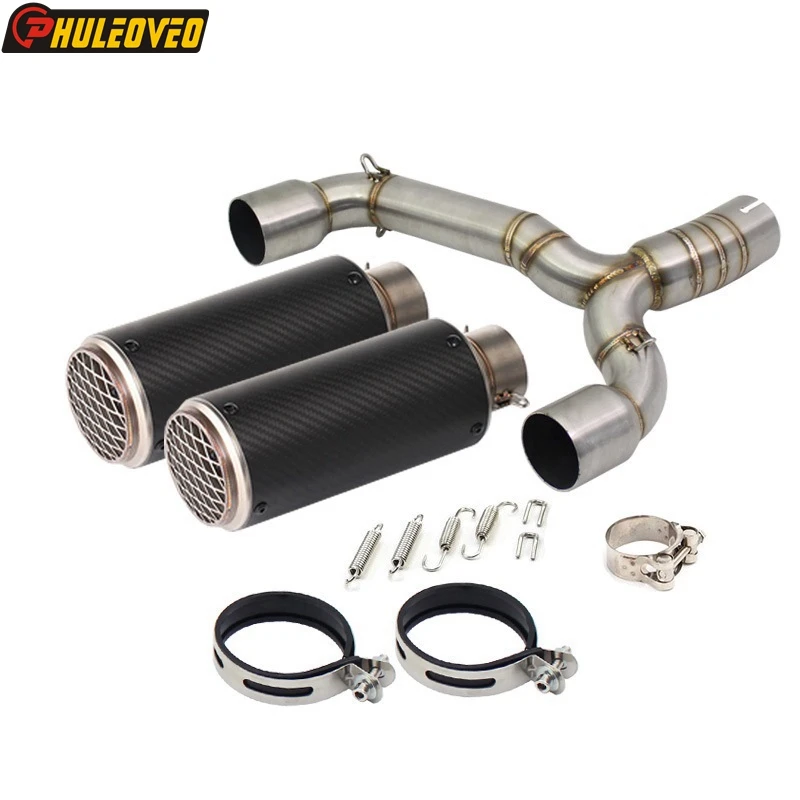 

Motorcycle GSR400 BK400 BK600 Exhaust Muffler Silencer Escape Demper Mid Link Pipe for Suzuki GSR400 BK400 BK600 Exhaust System