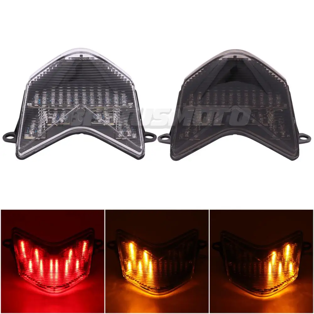 Motorcycle LEDTail Light Brake Turn Signals For Kawasaki ZX6R ZX-6RR/636/600 Z750S ZX10R ZX1000 2005 2006 2007