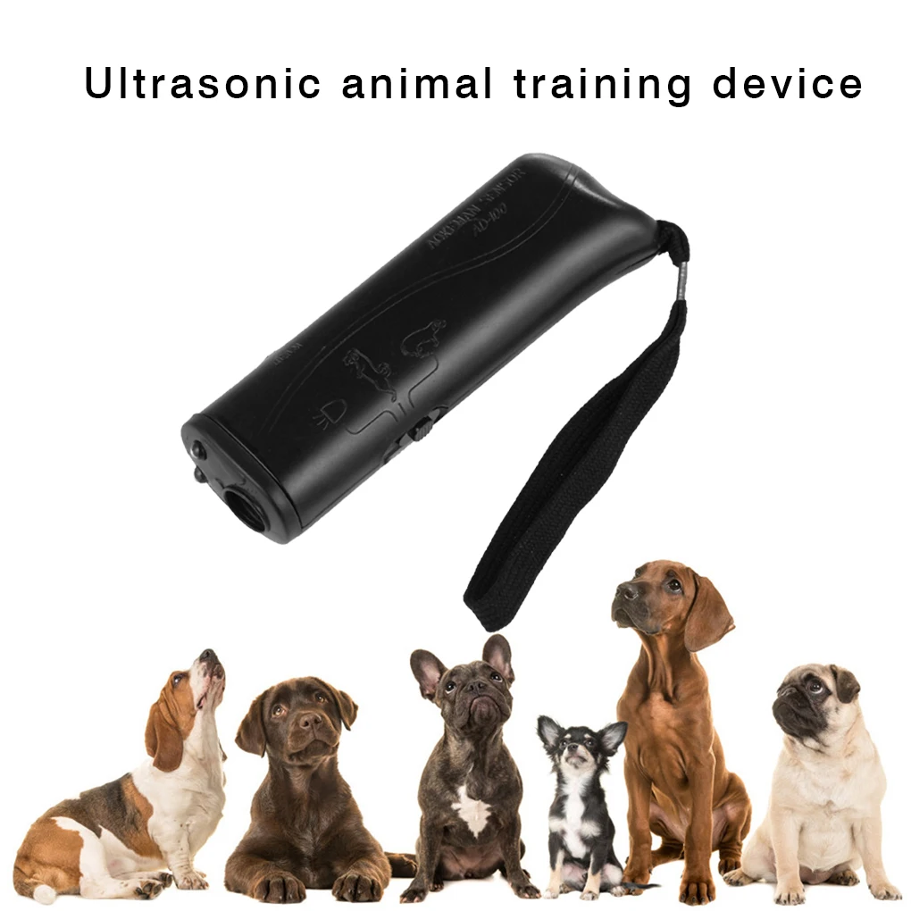 Pet Dog Repeller Anti Barking Stop Bark Training Device Trainer LED Ultrasonic 3 in 1 Anti Barking Ultrasonic