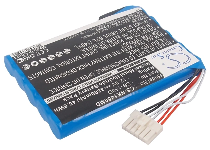 Replacement Battery for Nihon Kohden  ECG-1400/-1450/-1500/-1500K/-1510/-1530/-1550, ECG-1550K, ECG-1550P,ECG-1560 SB-150D, X073