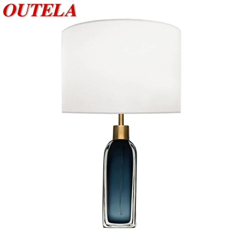 

OUTELA Table Lamp Contemporary LED Creative Decorative Desk Lighting for Home Bedside