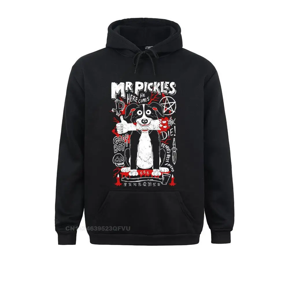 Funny Mr Pickles Top Women Men Mother's Day Tv Adult Adultswim Mature Dog Evil Satan Hoodie  Slim Fit Oversized Hoodie Tops