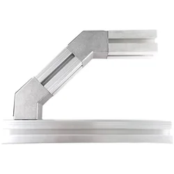 1PC 135 Degree Corner Connector Angle Fixer with Protective Cover for 3030 4040 4545 EU Standard Aluminum Profile