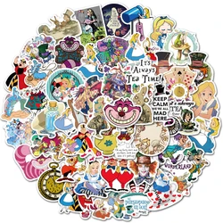 10/30/50PCS Disney Film Alice im Wunderland Graffiti Aufkleber Cartoon Decals Laptop Telefon Gitarre Gepäck Spielzeug aufkleber für Kinder