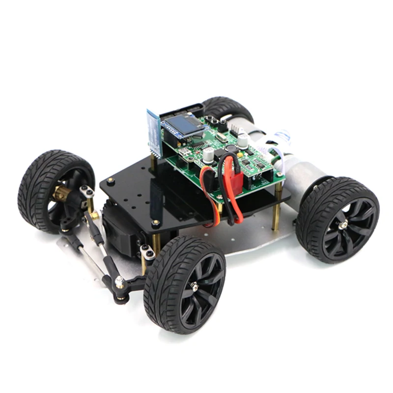 

Steering car chassis Kit Remote control STM32 Arduino