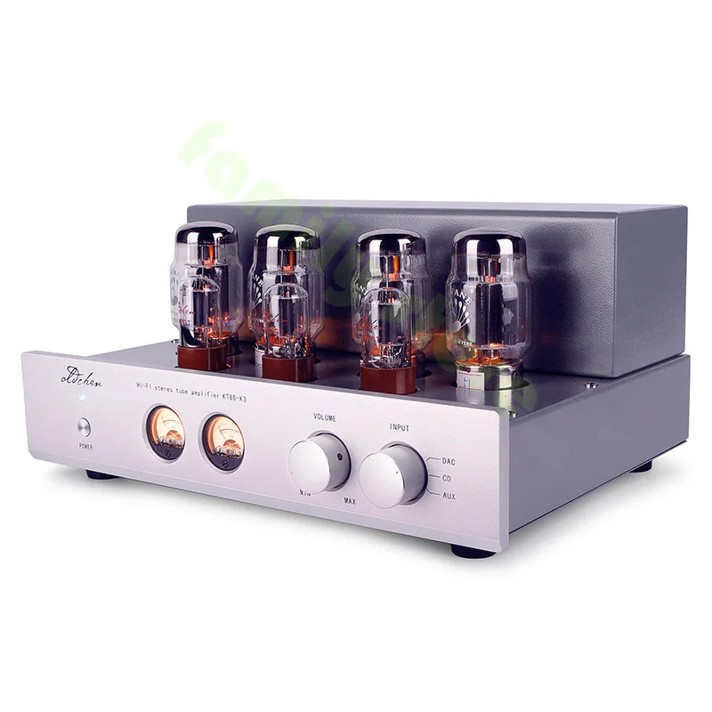 Hot selling quality 88dB KT88-K3 high-power push-pull amplifier, output power 45W×2,frequency response 18Hz--35KHz,distortion 1% image 2