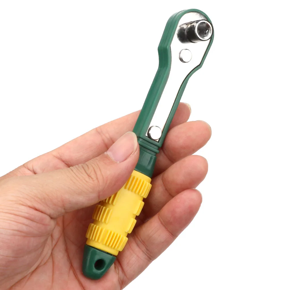 DIYWORK Quick Socket Wrench Tools 1/4 Screwdriver Rod Rapid Ratchet Wrench Adjustable Mini