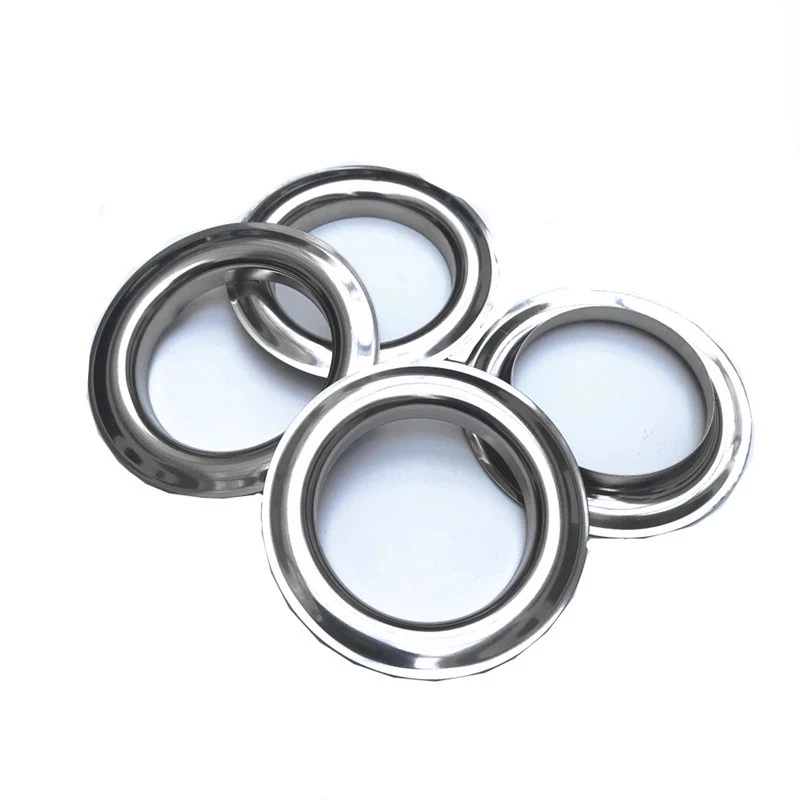 Silvery Metal Rings For Curtain Header Ring Top Hanging Curtain Wholesale Cheap Metal Eyelets Grommet Top Curtains Accessories