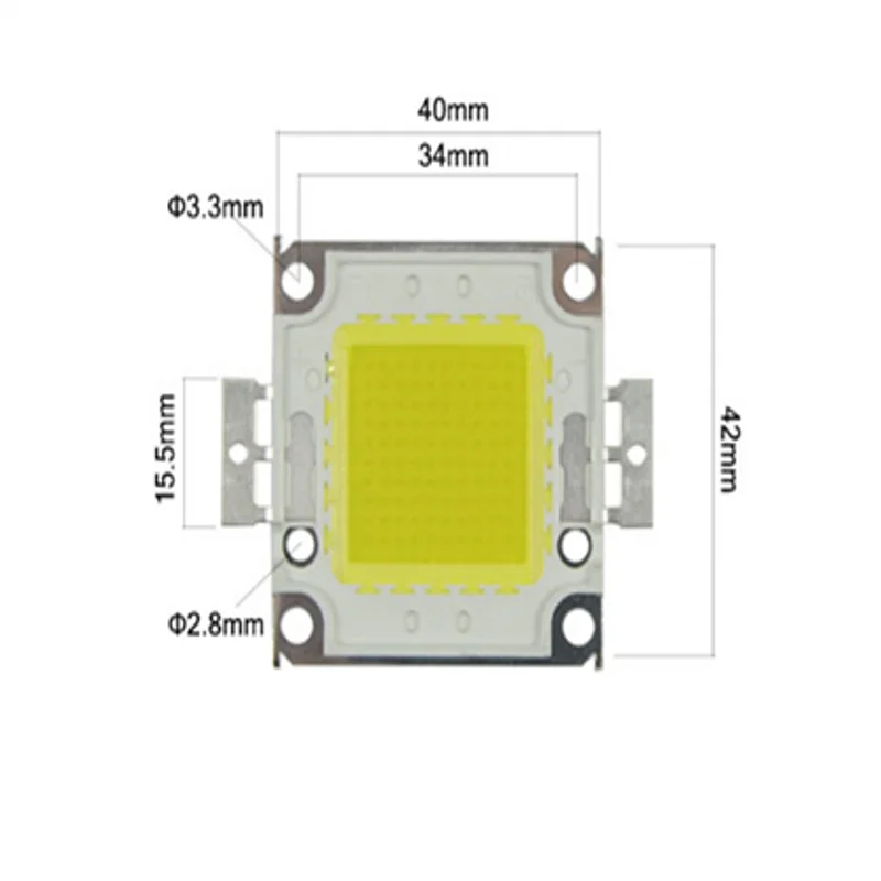 10/20/30/50/70/100W DC 12V 36V COB module LED Chip Diodes Lamp Bulb for outdoor focus Spotlight Garden Integrated Light Beads