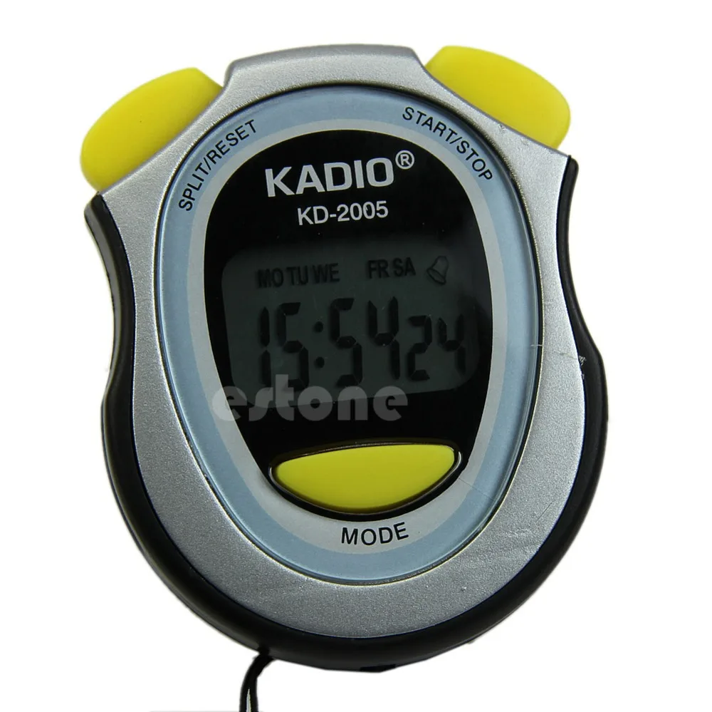 Newest Digital Handheld LCD Chronograph Timer Sports Stopwatch Counter Dropshipping