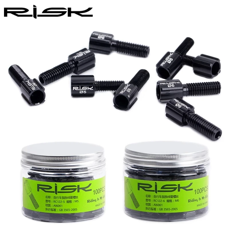 RISK M5 M6 Road Mountain Bike Bicycle Thumb Shifter Adjuster Bolts Adjusting Unit For Rear Derailleur Shifter Brake Cable