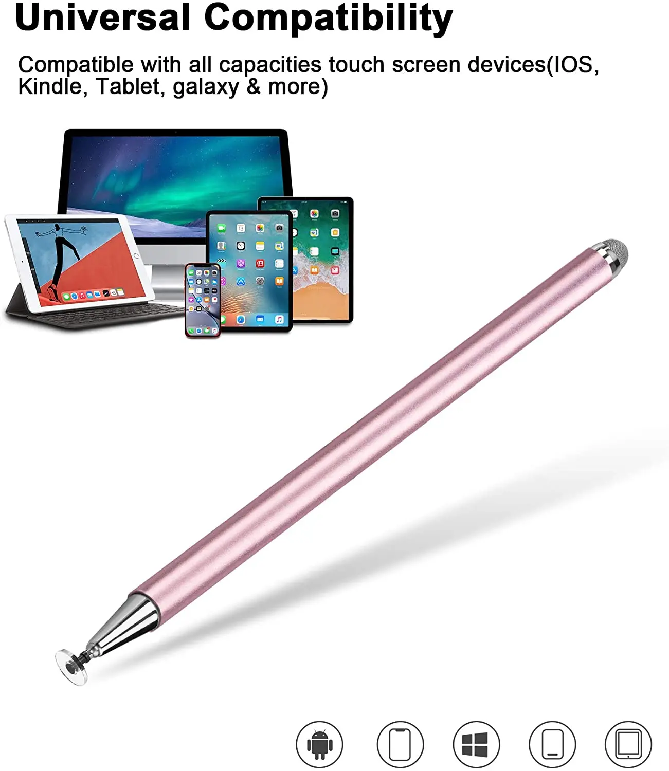 Universal Capacitive Active Stylus Touch Screen Pen For Samsung Galaxy S20 S10 S8 S9 Plus Note 8 9 10 20 S21 FE Ultra lite S10e