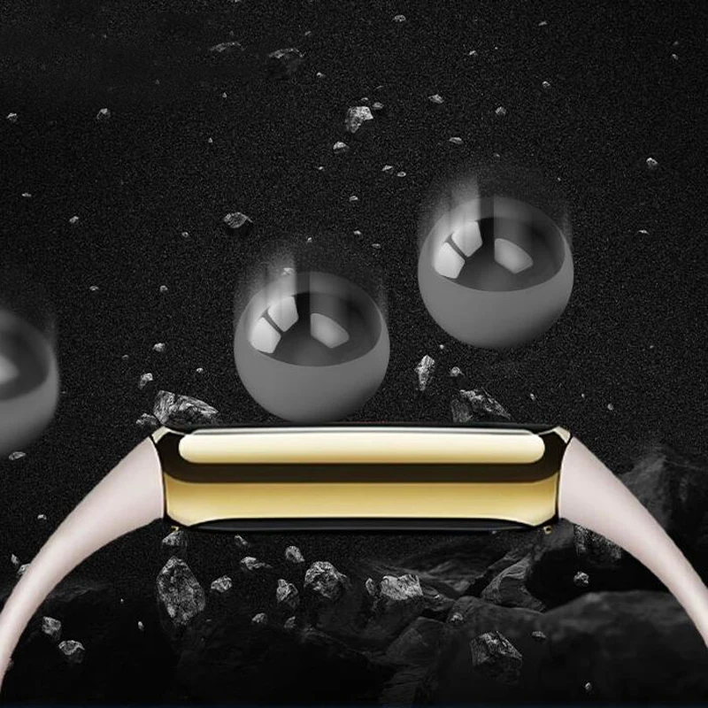 3D Gebogene Weichen Klar Schutzhülle Film Smartband Abdeckung Für Fitbit Luxe Band Smart Armband Armband Screen Protector Zubehör