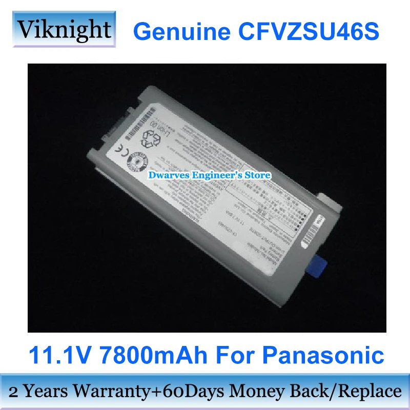 

Genuine CFVZSU46S Battery 11.1V 7800mAh CF-VZSU46AU CF-VZSU46S CF-VZSU72U for Panasonic TOUGHBOOK CF-30 CF-31 CF-53 CF31 MK5