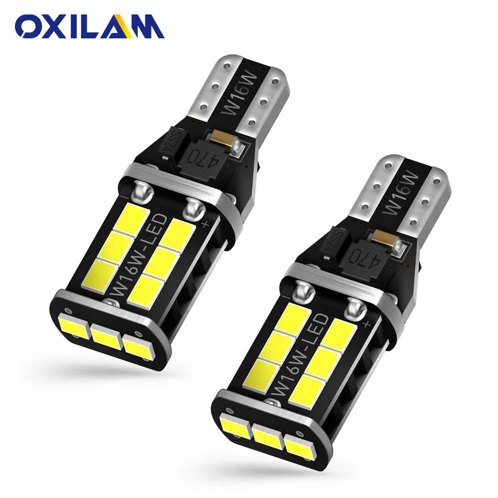 

2PCS W16W T15 LED CANBUS Bulbs 6000K 12V Car Backup Reverse Light Auto Led Lamp For Hyundai i30 KIA Sportage Jetta MK6 Passat CC