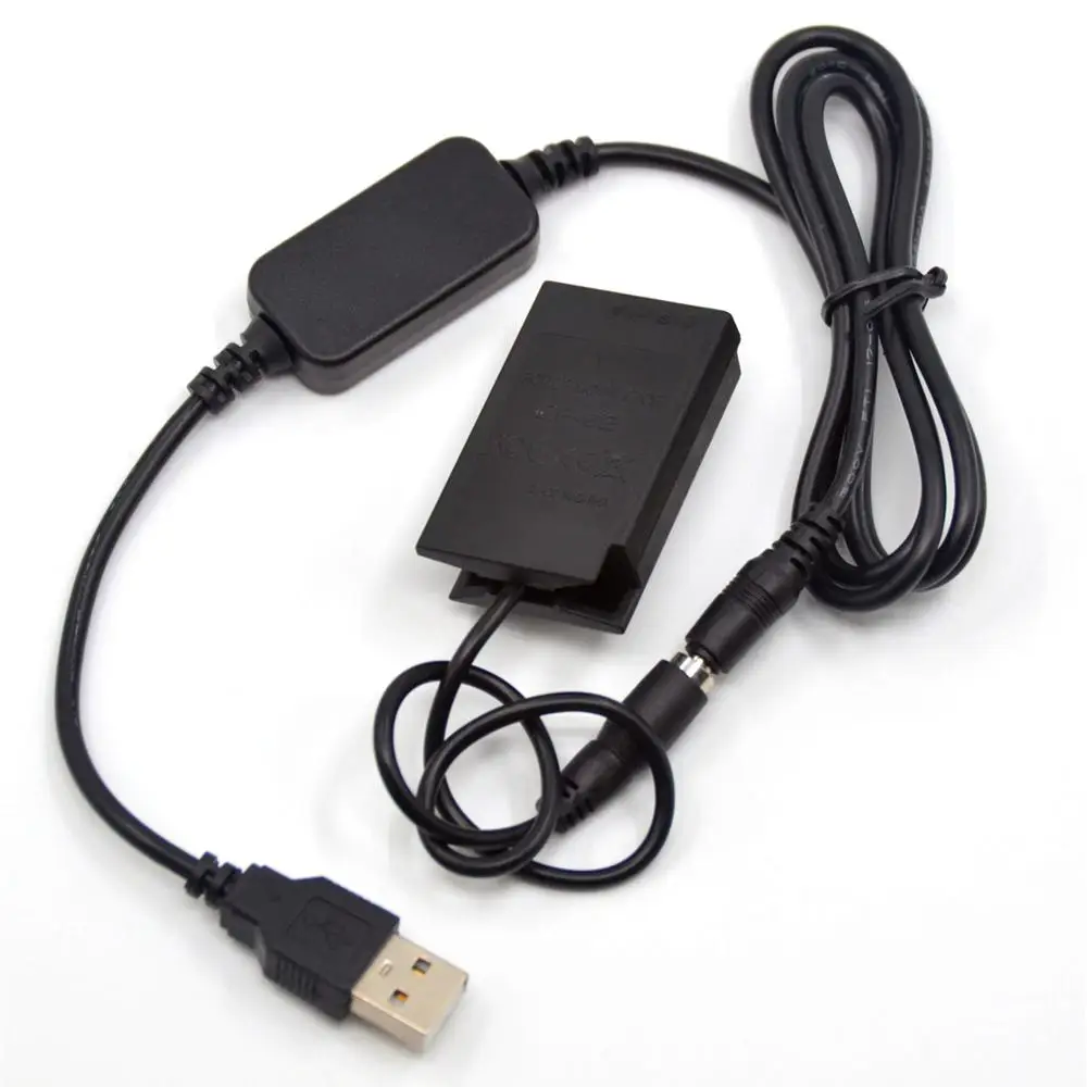 Power Bank 5V USB cable adapter + EP-5E ENEL22 EN-EL22 dummy battery DC coupler grip for Nikon 1 J4 S2 1J4 1S2