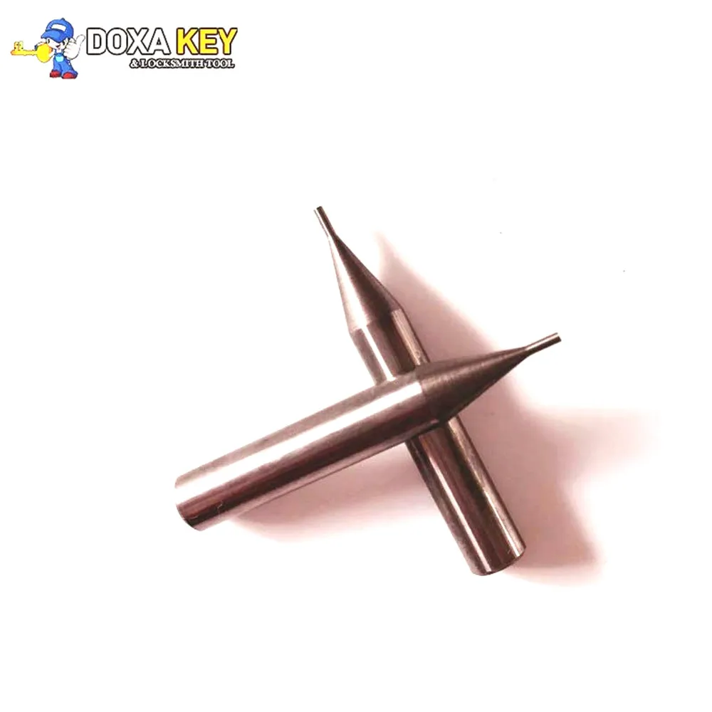 2pcs x 1mm carbide tracer U111 probes to 1.0mm end milling cutter for SILCA VIPER key cutting machines D929921ZR