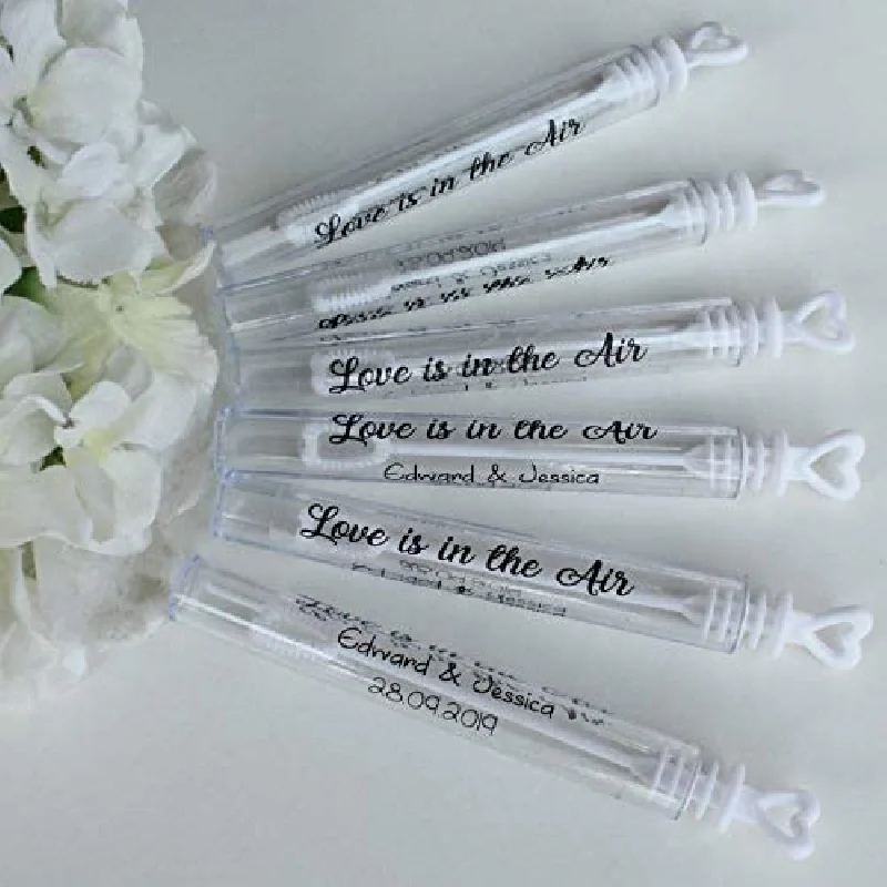 100 Pieces Of Personalized Text Bubble Bottle Transparent Label Rectangular Waterproof Sticker Gold, Black