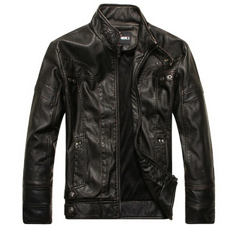 

Pop Brand motorcycle leather jackets men ,men's leather jacket, jaqueta de couro masculina,mens leather jackets Parka 4XL 5XL