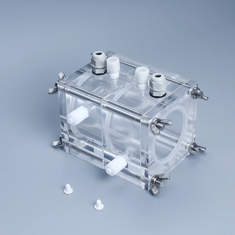 

50ml Microbial Fuel Cell High Transparency and High Light Transmission Electrolytic Cell Reactor Microbial Reactor