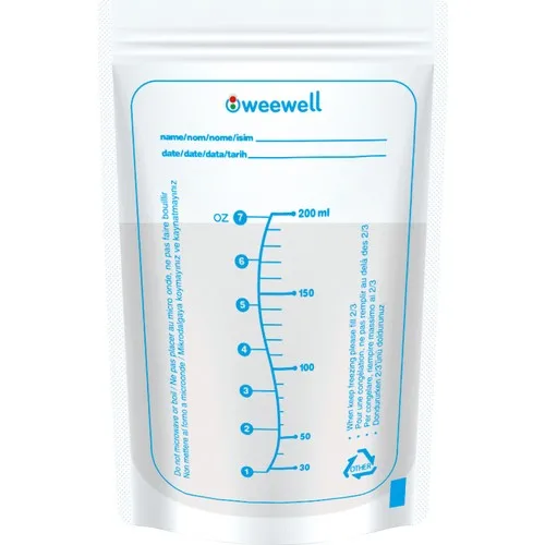 Weewell Breast Milk Storage Bag-25'li