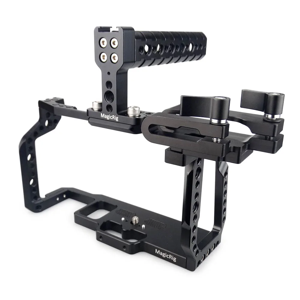 Magicrig-冷たい靴,トップハンドル,T5,磁気ポケットを備えた完全なカメラケージ,4k & 6k