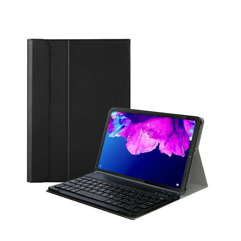 غطاء حافظة لوحة مفاتيح لاسلكية لهاتف سامسونج جالاكسي تاب A 10.1 2019 SM-T510 SM-T515 مع لوحة مفاتيح عربية روسية إسبانية كورية