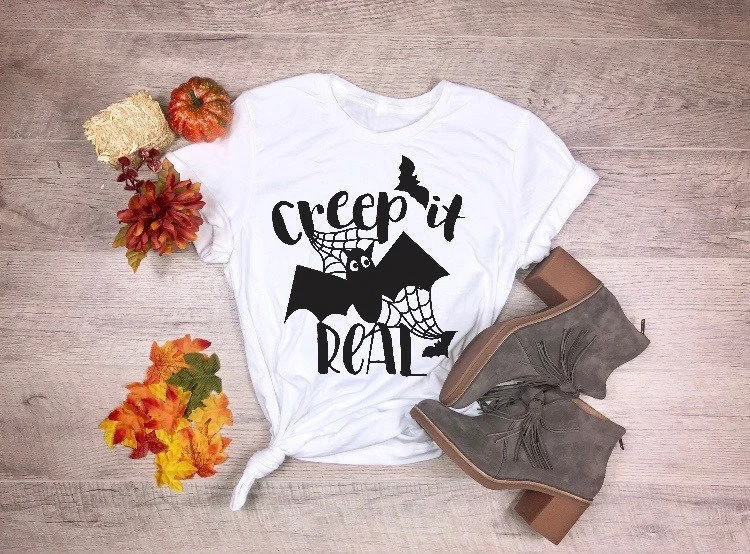 Creep Nó Thật Bát Ngắn Tay Nữ 100% Cotton Ngộ Nghĩnh Chữ In Graphic Cổ Tròn In Thả Vận Chuyển Y2k áo Bông Tai Kẹp