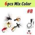 6 piezas de tamaño mixto 8