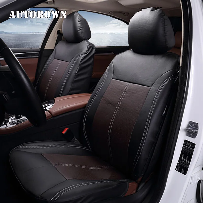 AUTOROWN Car Seat Cover Leather Luxury PU Water-proof Automobiles Seat Covers Brand Classics Seat Covers Car Accessories