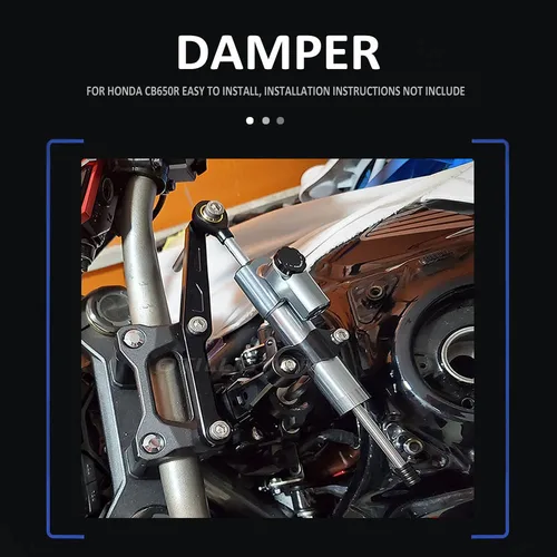 Imagen 2 del producto Nuevo para Honda CB650R CB 650 R cb650r 2018-2024 2023 2022 2021 Kit de soporte de montaje de amortiguador estabilizador de dirección de motocicleta