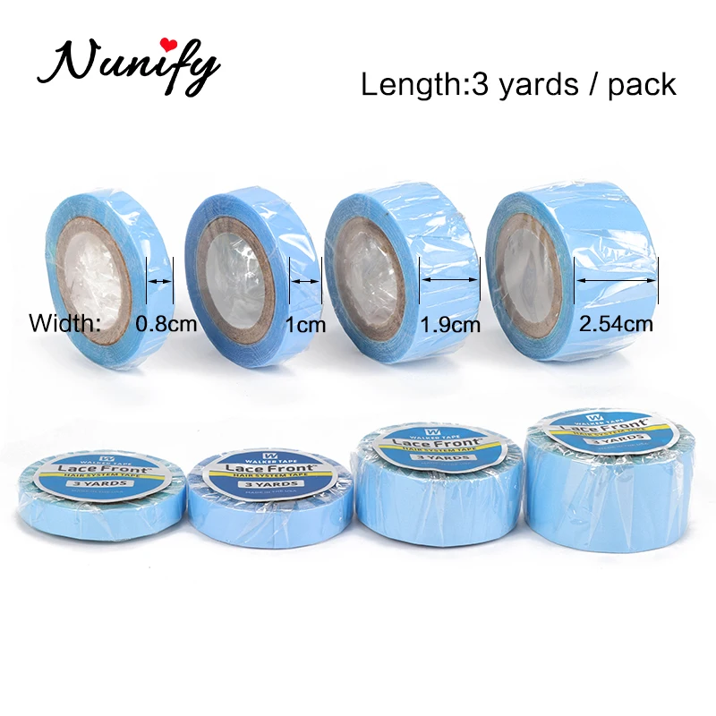 Double-Sided Adhesive Tape For Hair Extension 3/12/36 Yards Strong Lace Front Tape For Hair Weaving Hair Tape Wig Accessories