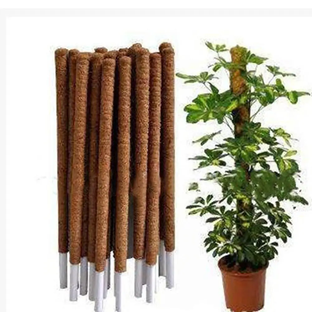 

60CM/90CM Plant Climbing Coir Moss Totem Pole Coir Moss Stick For Garden Plant Climbing Support Palm Stick Dropshipping