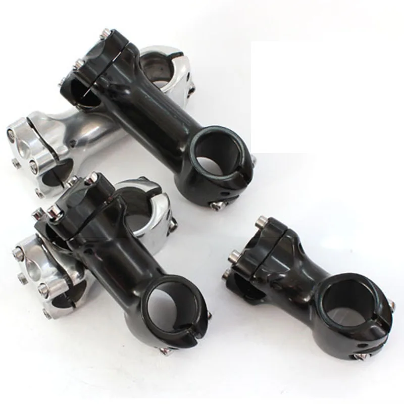 25.4*60/70/90MM handlebar stem Aluminum dead speed handlebar stand head standpipe bicycle aluminum alloy standpipe