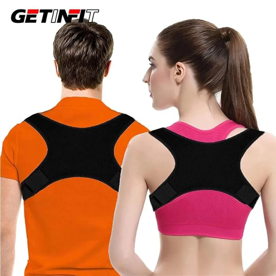 Getinfit Adjustable Back Posture Corrector Clavicle Back Shoulder Posture Correction Back Support Belt For Adult Unisex