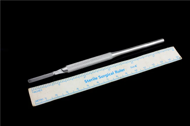 Stomatology Department Scalpel handle Circular medical round Garden surgical blade Handle No.3 oral Dental implant device