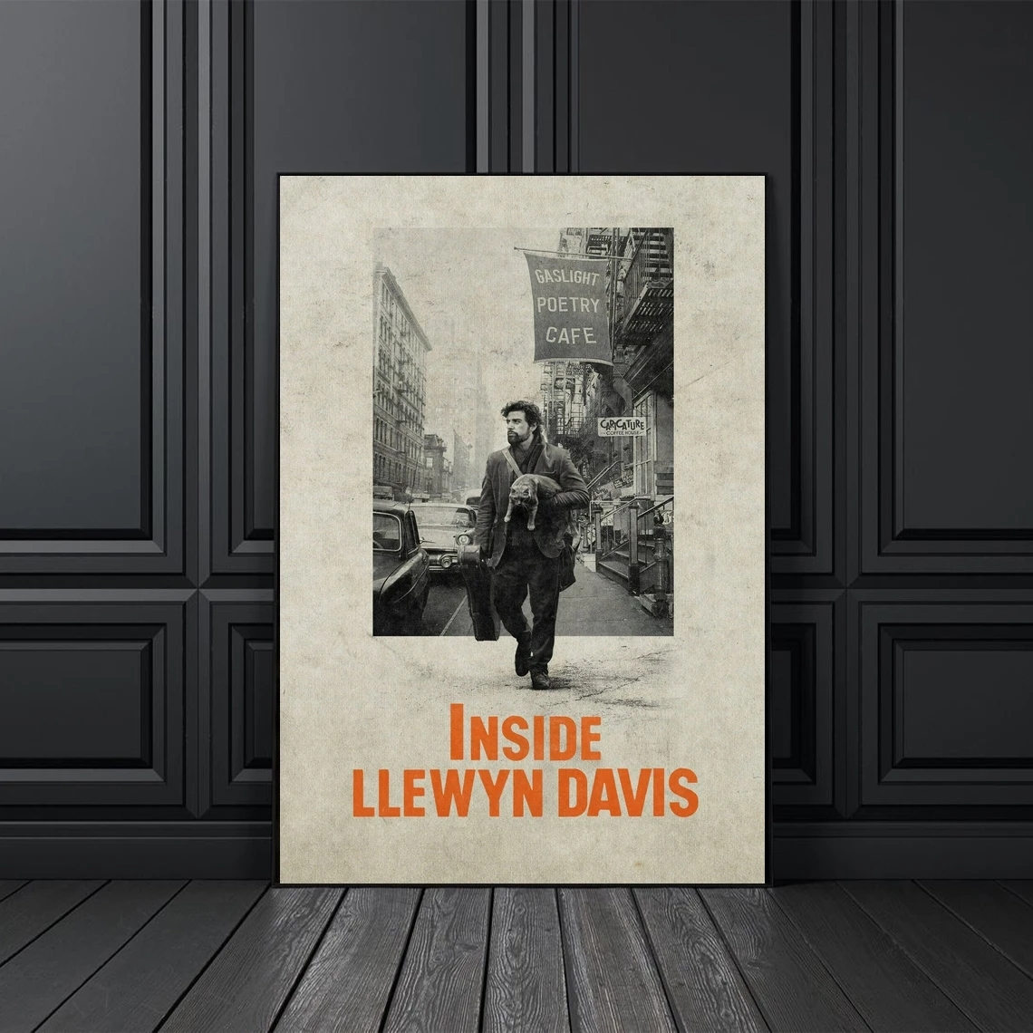 

Inside Llewyn Davis Classic Retro Movie Poster Cover Canvas Print Custom Poster Home Decoration Wall Painting (No Frame)