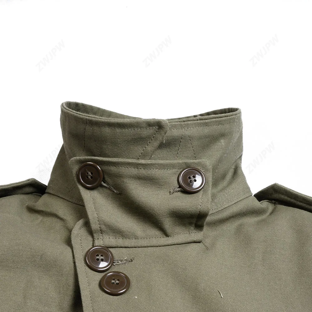 WW2 US army green outdoor M43 jacket Windbreaker uniform Pure cotton Coat new style coach