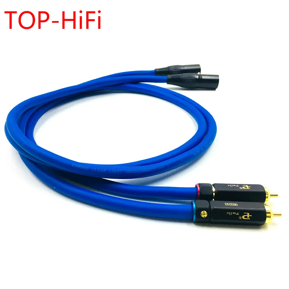 

TOP-HiFi Pair BR-109 RCA to XLR Balacned Audio Cable RCA Male to XLR Male Interconnect Cable with CARDAS Clear-Light-USA