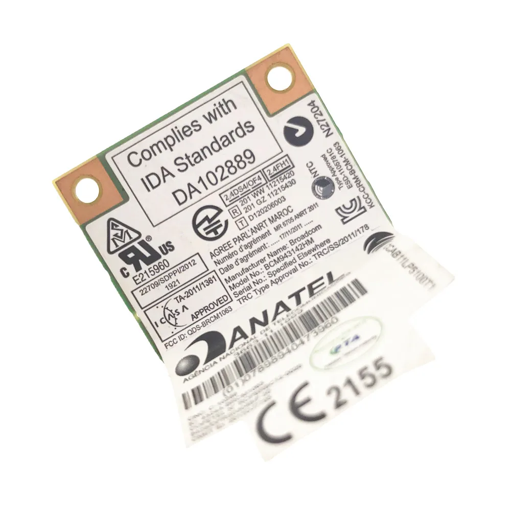 BCM943142HM BT4.0 Wifi Wireless Card 04W3836 For Lenovo G400 G410 G500 G510 G405 G505 E431 E531