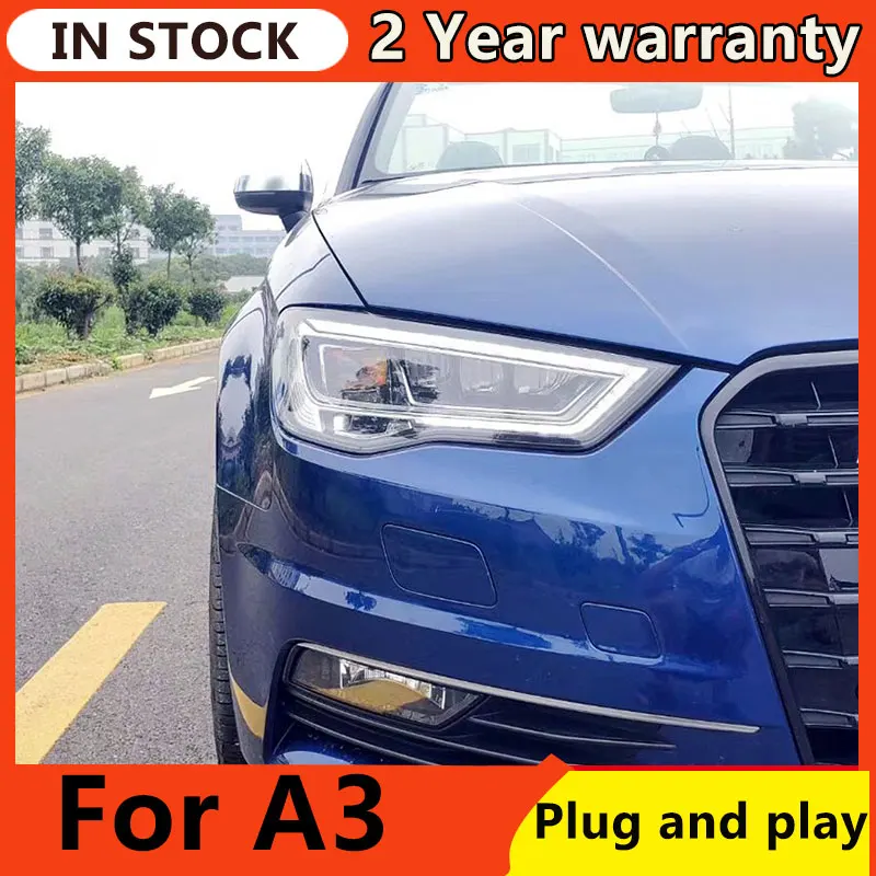 

Car Styling Head Lamp for Audi A3 Headlights 2014-2016 S3 LED Headlight DRL Hid Head Lamp Bi Xenon Beam Accessories