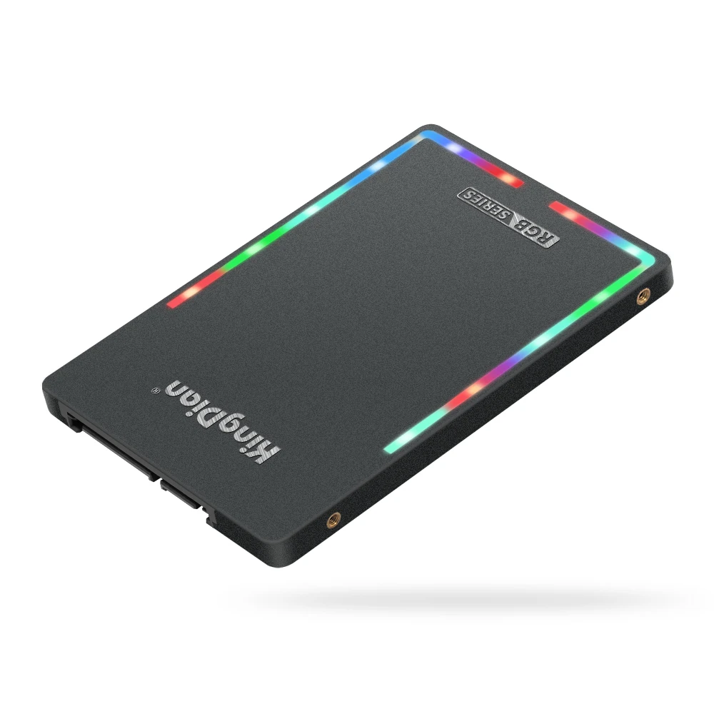 KingDian RGB Sata SSD 128GB 256GB 512GB 1TB 2.5 ''Beleuchtung Solid State Drive Für Laptop