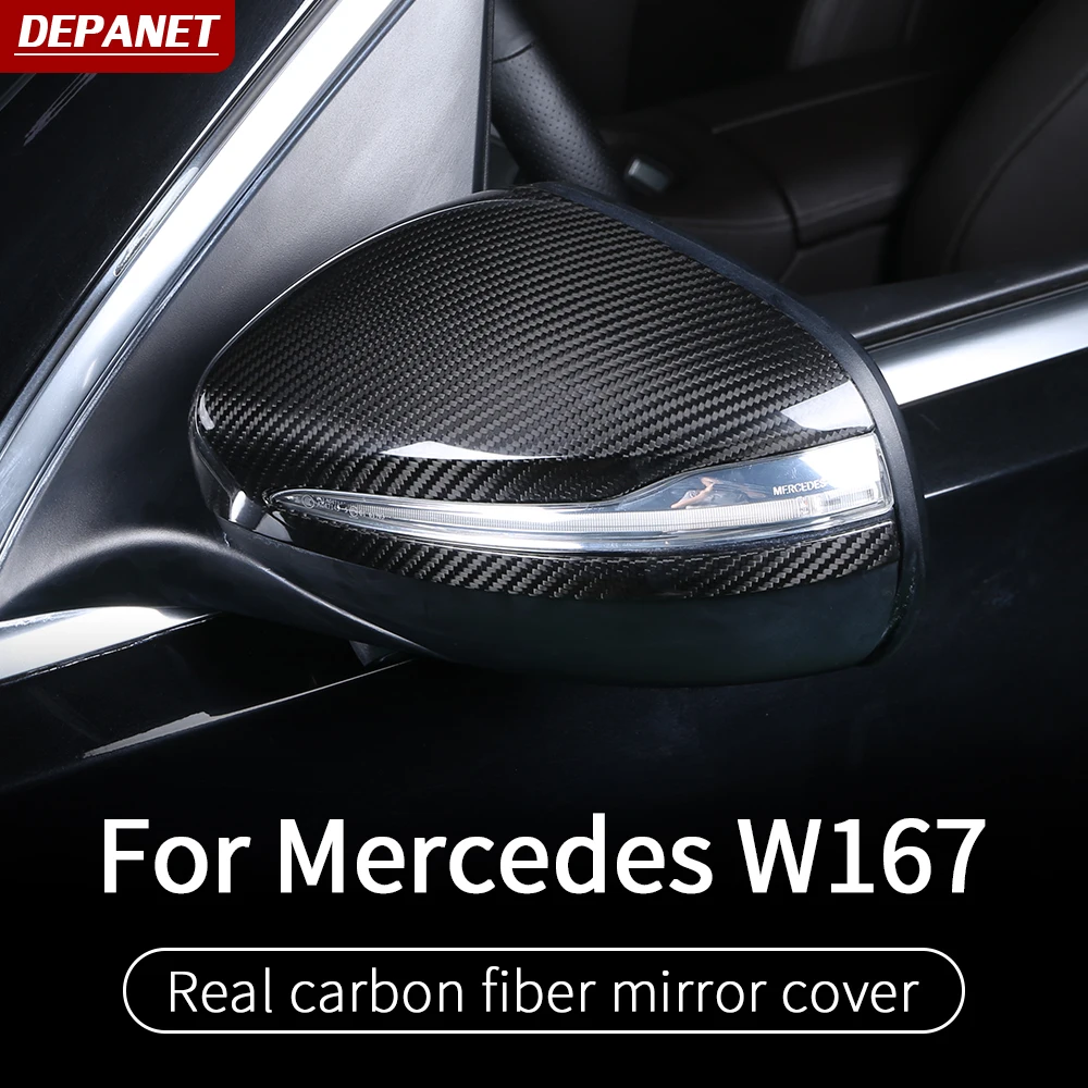 Rear mirror trim For 2020-2025 Mercedes gle w167  benz GLS x167 supplies v167 gle G w464 carbon gle 350/amg 450 amg  accessories