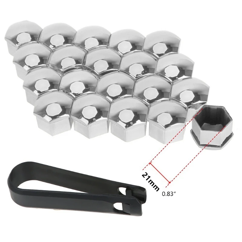 Car Wheel Nut Caps 20Pcs Car Tire Wheel Center Nut for Protection Cover Bolt Cap for Tesla Model 3 X S Dark Gray